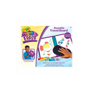 Crayola Color & Erase Drawing Board for Kids, Travel Coloring Kit, Gif - My Little Thieves