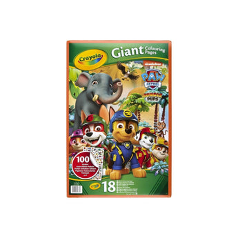 Crayola - Giant Colouring Book - Paw Patrol Jungle Pups - My Little Thieves