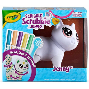 Crayola Scribble Scrubbie Jumbo, Large Posable Animal Toy, 6 Inches, T - My Little Thieves