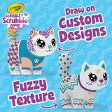 Crayola Scribble Scrubbie Jumbo, Large Posable Animal Toy, 6 Inches, T - My Little Thieves