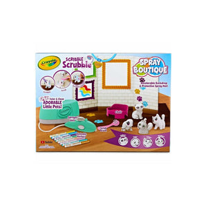 Crayola Scribble Scrubbie Pets: Spray & Style Boutique Ages 3+ - My Little Thieves