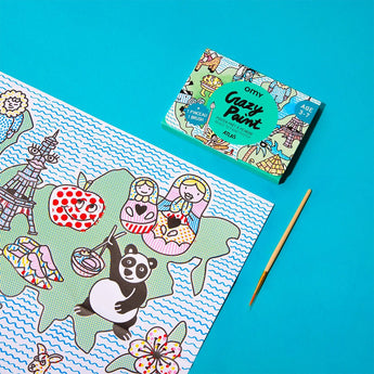 Crazy Paint - Kawaii & Atlas Ready - to - Paint Posters for Kids - My Little Thieves