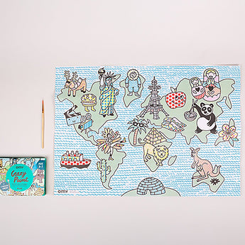 Crazy Paint - Kawaii & Atlas Ready - to - Paint Posters for Kids - My Little Thieves