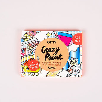 Crazy Paint - Kawaii & Atlas Ready - to - Paint Posters for Kids - My Little Thieves