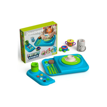 Discovery Toy Pottery Wheel Studio | Motorised Stem Clay Art Kit For Kids - My Little Thieves