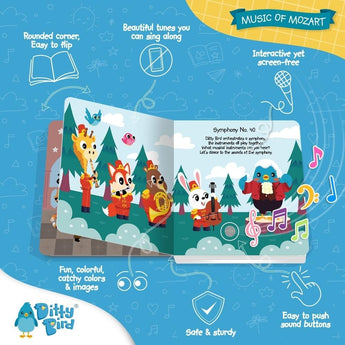 Ditty Bird Music Of Mozart ” Children's Book For Kids | Books - My Little Thieves