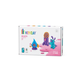 DIY Beasts: Yollo, Violet, Fishka Plastic Creative Modelling Air - Dry Clay For Kids 6 Cans - My Little Thieves