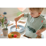 Done By Deer Bib With Velcro 2 Pack | Lalee Design Sandy Beige - My Little Thieves