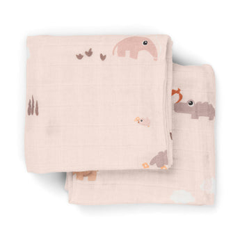 Done By Deer Burp Cloth 2 Pack Playground | Baby Essential - My Little Thieves