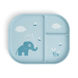 Done By Deer Foodie Compartment Plate Tiny Farm Sand | Anti Slip Kids Plate - My Little Thieves