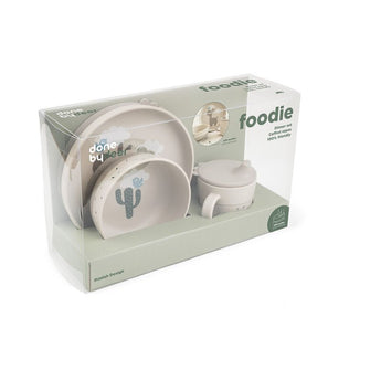 Done By Deer Foodie Dinner Set | Wally Whale Plate, Bowl & Cup Set - My Little Thieves