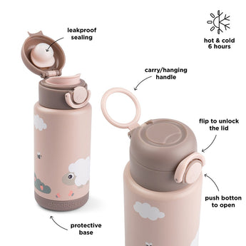 Done By Deer Insulated Bottle 340ml | Stainless Steel Kids Water Bottle - My Little Thieves