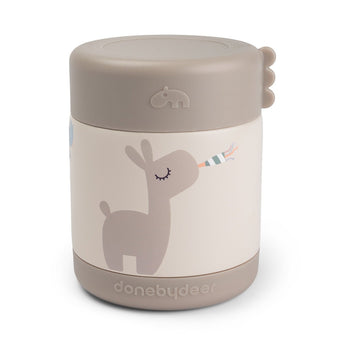 Done By Deer Insulated Food Jar 300ml | Stainless Steel Thermal Container - My Little Thieves