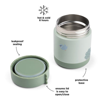 Done By Deer Insulated Food Jar 300ml | Stainless Steel Thermal Container - My Little Thieves