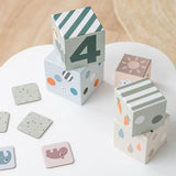 Done By Deer Stacking Cubes 5 Pcs Deer Friends Colour Mix | Baby Toys - My Little Thieves