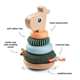 Done By Deer Stacking Tower Raffi Colour Mix | Baby Toys - My Little Thieves