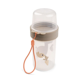 Done By Deer To Go 2 Way Snack Container Large | Croco Design Kids Container - My Little Thieves