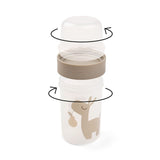 Done By Deer To Go 2 Way Snack Container Large | Croco Design Kids Container - My Little Thieves