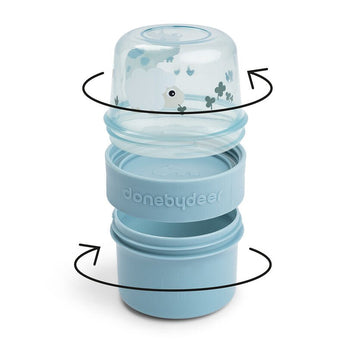 Done By Deer To Go 2 Way Snack Container Small | Birdee Design Toddler Container - My Little Thieves
