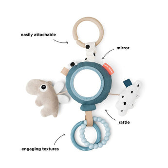 Done By Deer To Go Activity Mirror | Happy Clouds Tummy Time Toy - My Little Thieves