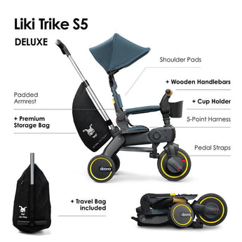 Doona Liki Trike S5 Compact Folding Kids Trike | Gift For Toddlers - My Little Thieves