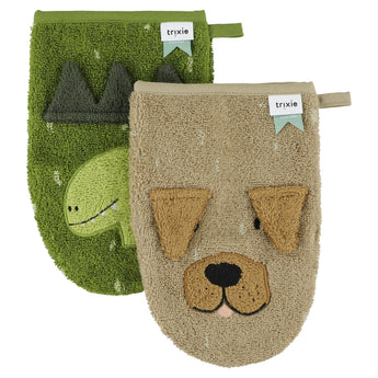 Eco Friendly Kids Washcloths 2 Pack | Trixie Soft Baby Gift - My Little Thieves