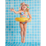 Fancy Fins Girls Elastic Strap Bather Swimsuit | Kids Swimwear - My Little Thieves