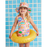 Fancy Fins Girls Elastic Strap Bather Swimsuit | Kids Swimwear - My Little Thieves