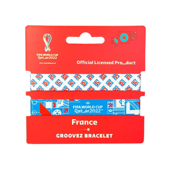 FIFA Fabric Fashionable Qatar 2022 World Cup Country Nylon bracelet - FRANCE - My Little Thieves