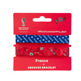 FIFA Fabric Fashionable Qatar 2022 World Cup Country Nylon bracelet - FRANCE - My Little Thieves