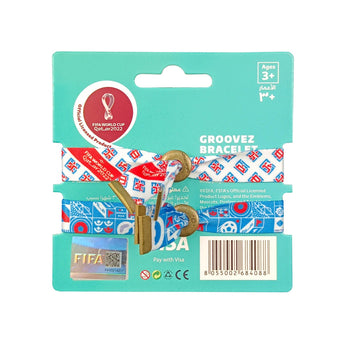 FIFA Fabric Fashionable Qatar 2022 World Cup Country Nylon bracelet - FRANCE - My Little Thieves
