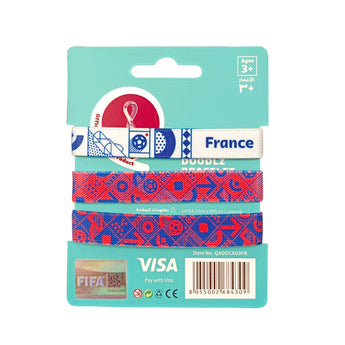 FIFA Fabric Fashionable Qatar 2022 World Cup Country Team Nylon bracelet - FRANCE - My Little Thieves