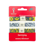 FIFA Fabric Fashionable Qatar 2022 World Cup Country Team Nylon bracelet - GERMANY - My Little Thieves