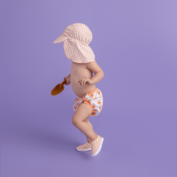 Flower Hearts Swimming Diaper - My Little Thieves