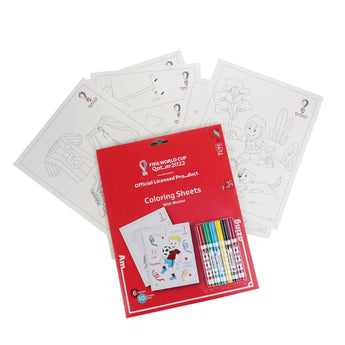 Football Scoccer Colouring and Activity Book with Markers Kids activity and Learning Book - My Little Thieves