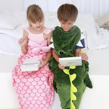 Fun Shaped Kids Sleeping Sack – Rocket, Mermaid & Crocodile Designs - My Little Thieves