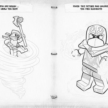 LEGO® NINJAGO®: How to Draw (with Master Wu minifigure) - publisher image 3