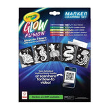 Glow Fusion, Marker Coloring Set, Deep Sea Creatures - My Little Thieves