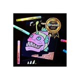 Glow Fusion, Marker Coloring Set, Deep Sea Creatures - My Little Thieves