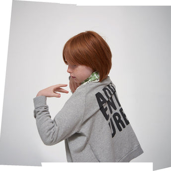 Grey Melange Adventure Zip Jacket - My Little Thieves