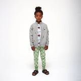 Grey Melange Smile Jacket - My Little Thieves