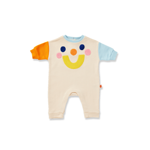 Halcyon Nights Beige Baby Jumpsuit | Puppy Park Applique Winter Suit - My Little Thieves