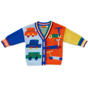 Halcyon Nights Fluffy Knit Cardigan / Beep Beep