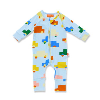 Halcyon Nights Long Sleeve Romper / Beep Beep