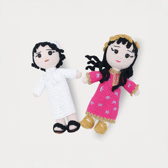 Handmade Traditional Crochet Doll – Hamad in Khaliji Kandora - My Little Thieves