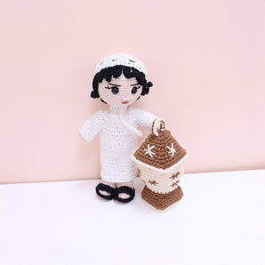 Handmade Traditional Crochet Doll – Hamad in Khaliji Kandora - My Little Thieves
