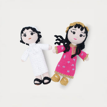 Handmade Traditional Crochet Doll – Hind in Elegant Emirati Dress - My Little Thieves