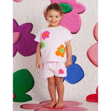 Hej Blomma Girls T Shirt + Shorts Set | Kids Summer Outfit - My Little Thieves
