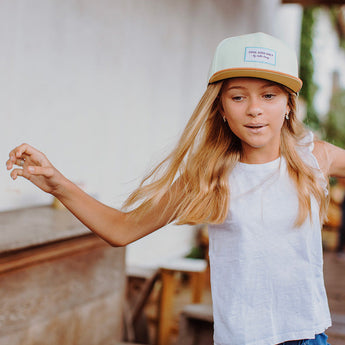 Hello Hossy Mini Pistache cap lifestyle photo