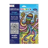 Hidden Colors Magic Paint Sheets (9 pc set)- Magic Ocean - My Little Thieves